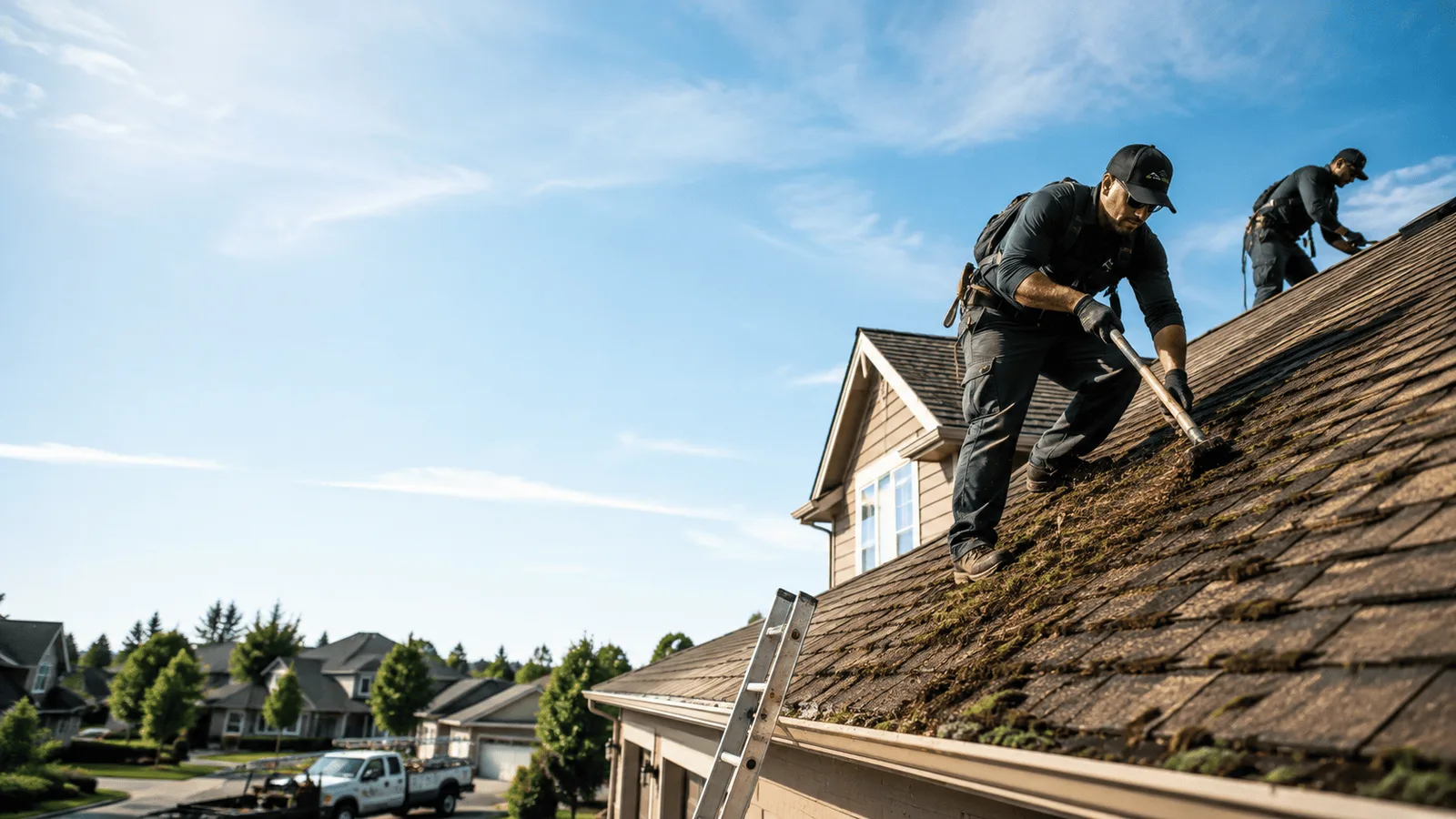 Roof Moss Removal in Mazomanie, WI near me